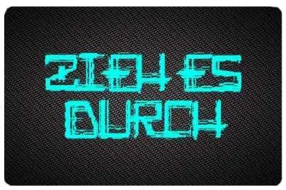 Zieh und Hack Karte im Carbon Look "Zieh es durch" – Stylisch und Praktisch - from DieBallerei