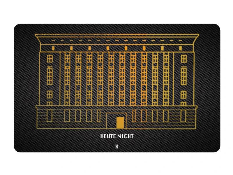 Zieh- und Hack-Karte im Carbon-Look „Berghain“ - from DieBallerei