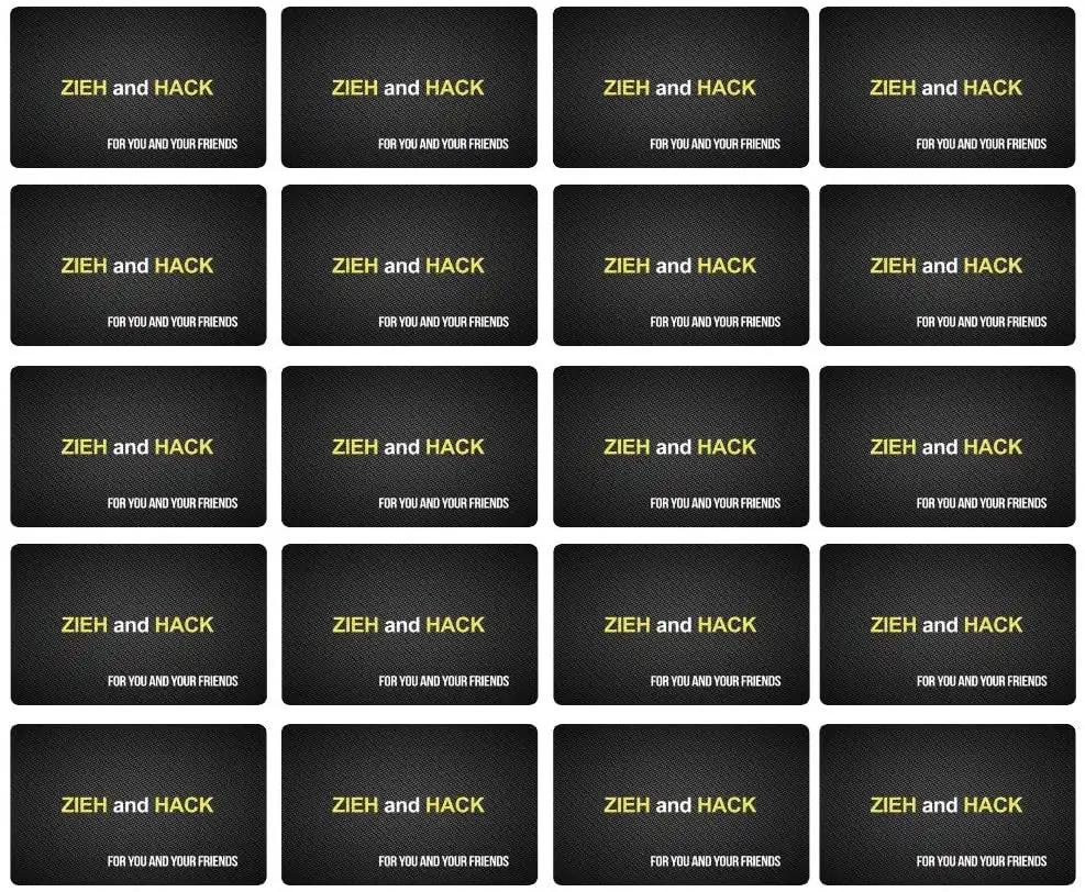 20er-Set Zieh und Hack Karten – Stilvoll im Carbon Look - from DieBallerei