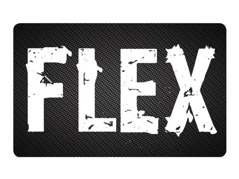 Hack-Karte "Flex" im Carbon Look im Kreditkarten-Format - from DieBallerei