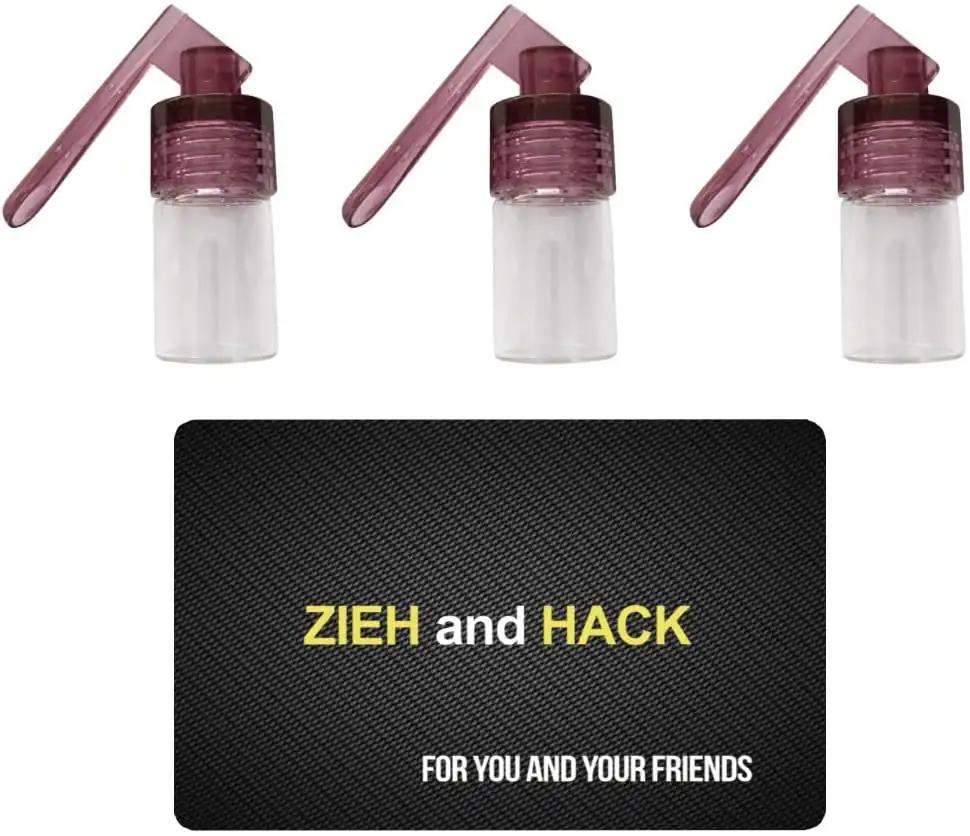 3 x Spender mit ausklappbarem Löffel – klar inkl. `Zieh and Hack`-Karte - from DieBallerei