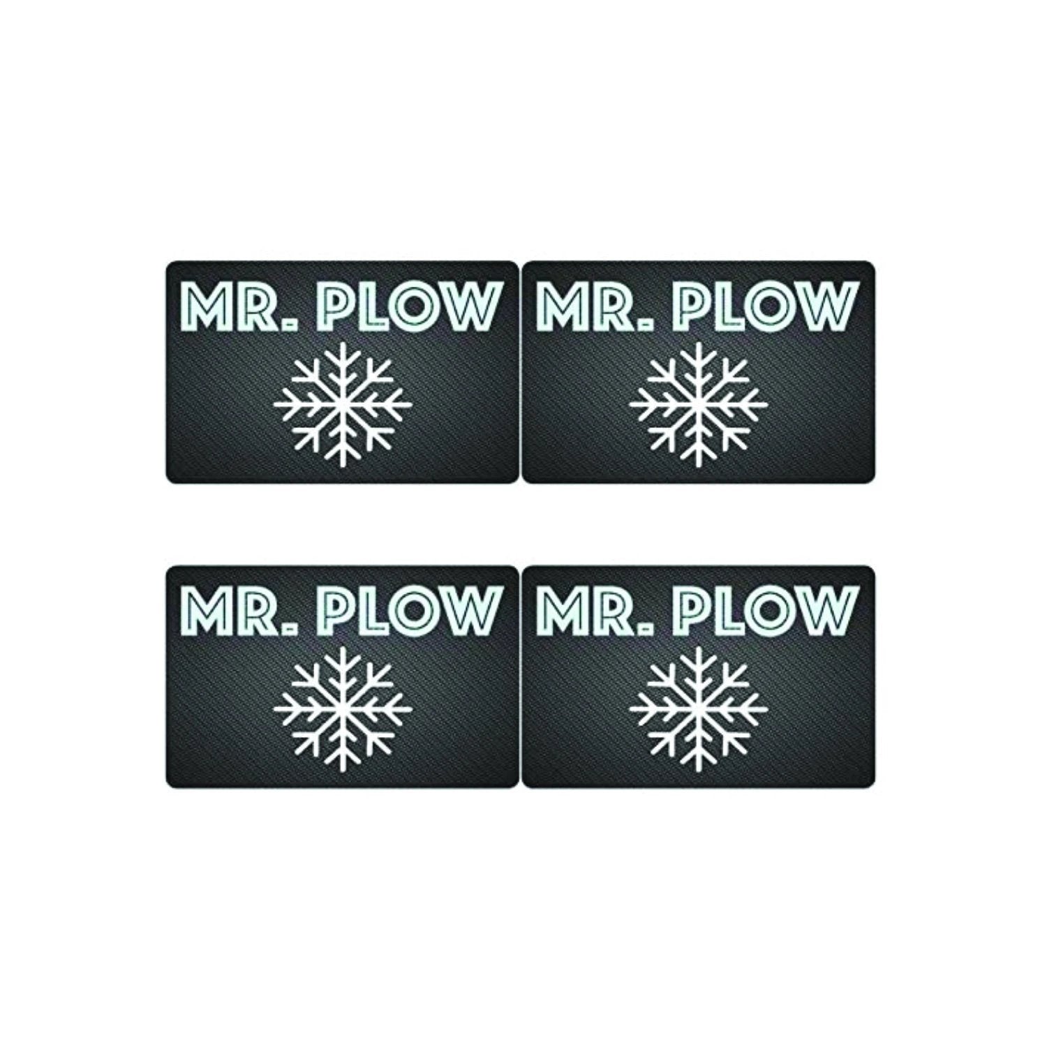 "Mr. Plow" 4er-Pack Karte im Carbon-Look – Stylisch & Langlebig - from DieBallerei