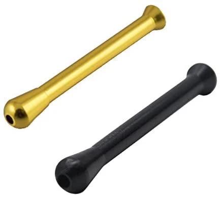 Ziehröhrchen Set in Schwarz und Gold - robuste Alu-Ausführung - from DieBallerei