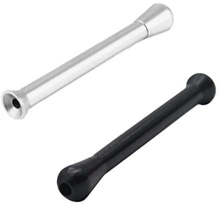 Ziehröhrchen Set in Schwarz und Silber - robuste Alu-Ausführung - from DieBallerei