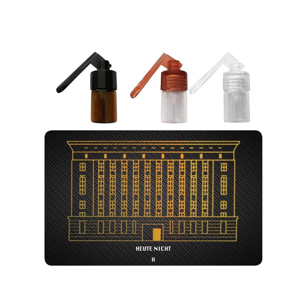 3 x Spender mit ausklappbarem Löffel – gemischt inkl. Berghain Hack-Karte - from DieBallerei