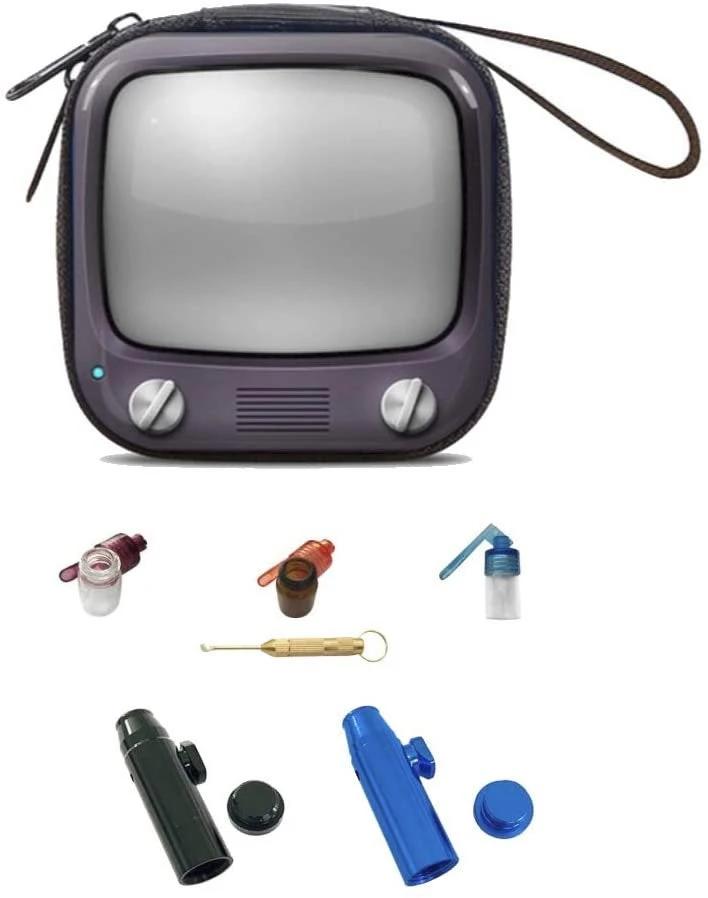 Hard Case DELUXE im TV-Retro Look – Praktisches Set mit Dosierern & Zubehör - from DieBallerei