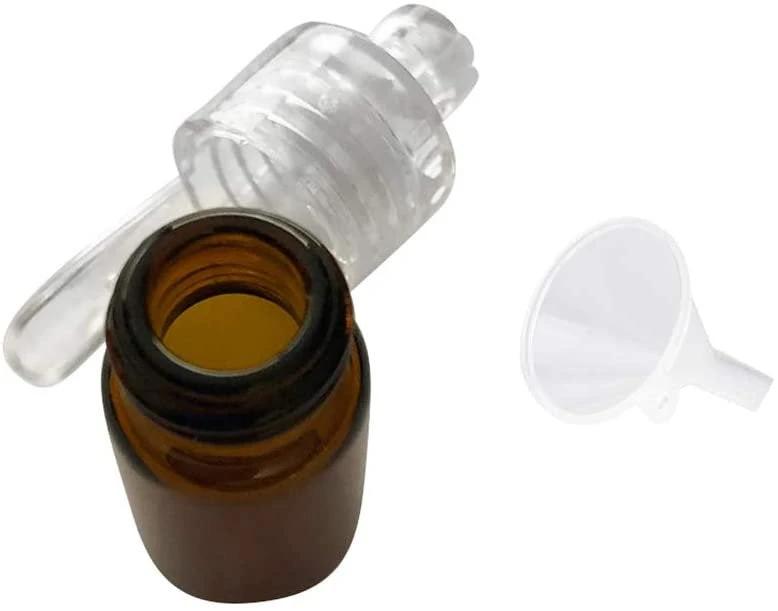 Spender mit ausklappbarem Löffel – braun/transparent inkl. Trichter - from DieBallerei