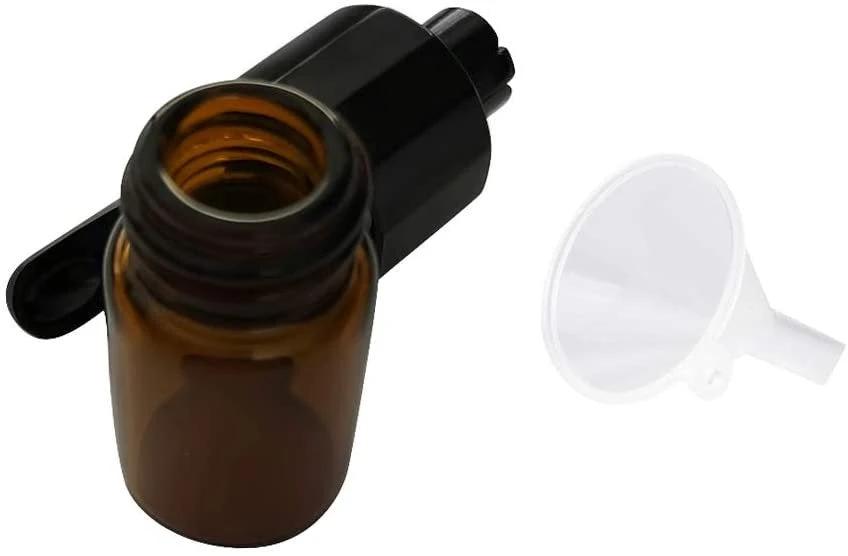 Spender mit ausklappbarem Löffel braun mit schwarzem Deckel inkl. Trichter - from DieBallerei