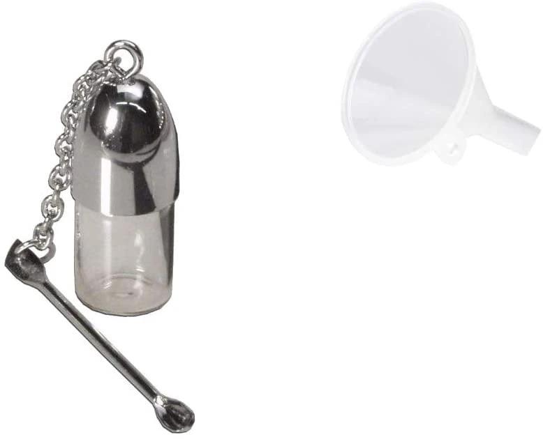 Spender/ Portionierer aus Glas mit Löffel inkl. Trichter (36mm / durchsichtig) - from DieBallerei