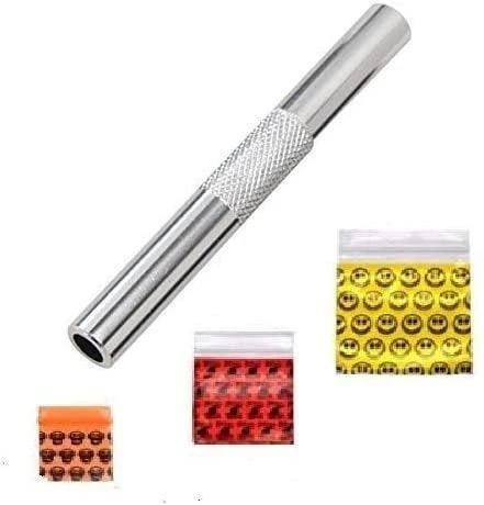 Aluminium-Röhrchen 70mm Silber – Inkl. 30 Tütchen in Verschiedenen Größen - from DieBallerei