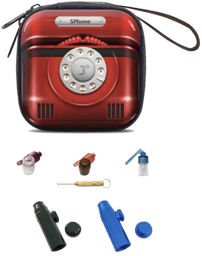 Hard Case DELUXE im Telefon-Retro Look – Praktisches Set mit Dosierern & Zubehör - from DieBallerei