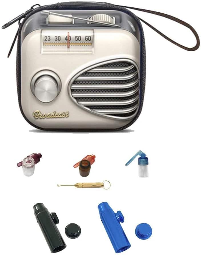 Hard Case DELUXE im Radio-Retro Look – Praktisches Set mit Dosierern & Zubehör - from DieBallerei