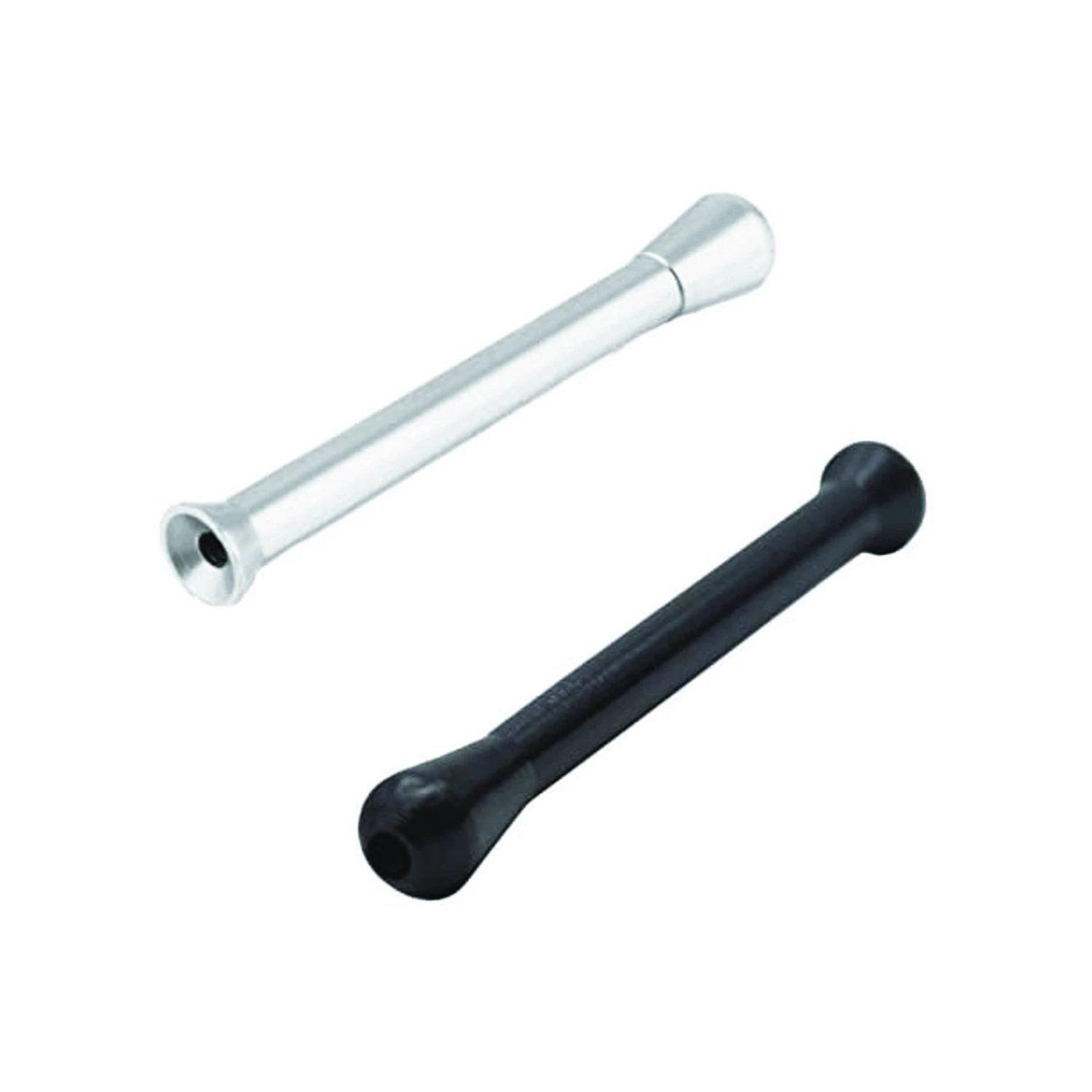 Ziehröhrchen Set in Schwarz und Silber - robuste Alu-Ausführung - from DieBallerei