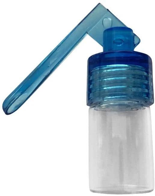 Spender mit ausklappbarem Löffel – klar/blau inkl. Trichter - from DieBallerei