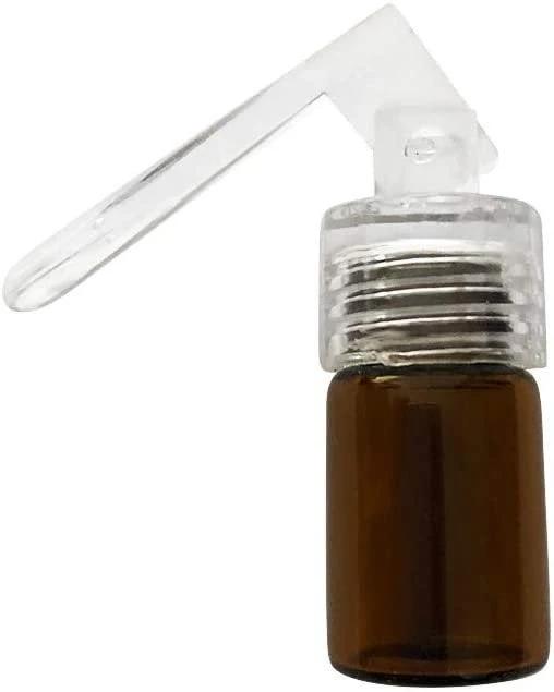 Spender mit ausklappbarem Löffel – braun/transparent inkl. Trichter - from DieBallerei