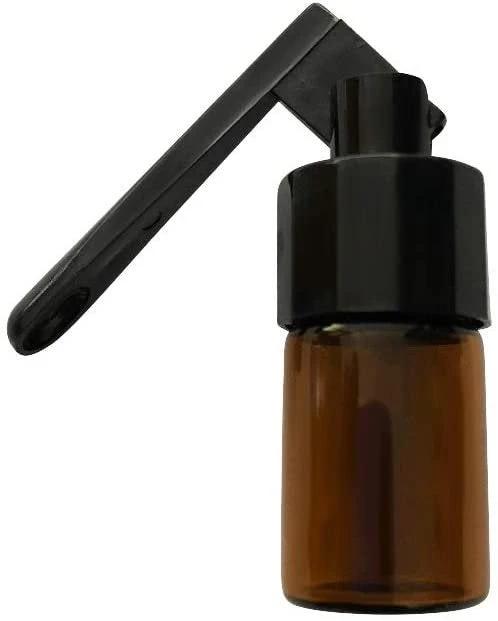 Spender mit ausklappbarem Löffel braun mit schwarzem Deckel inkl. Trichter - from DieBallerei