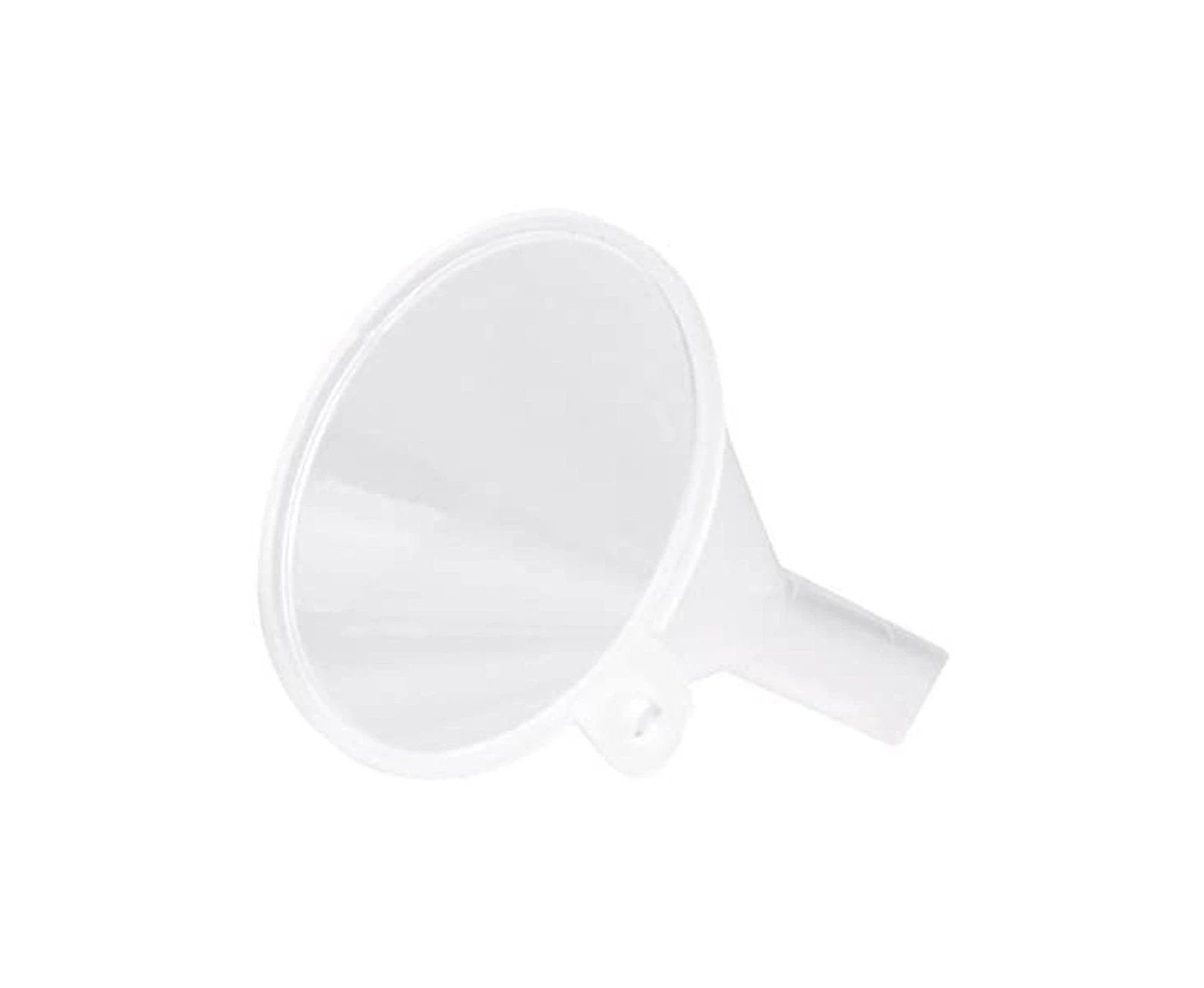 Spender mit ausklappbarem Löffel braun mit schwarzem Deckel inkl. Trichter - from DieBallerei