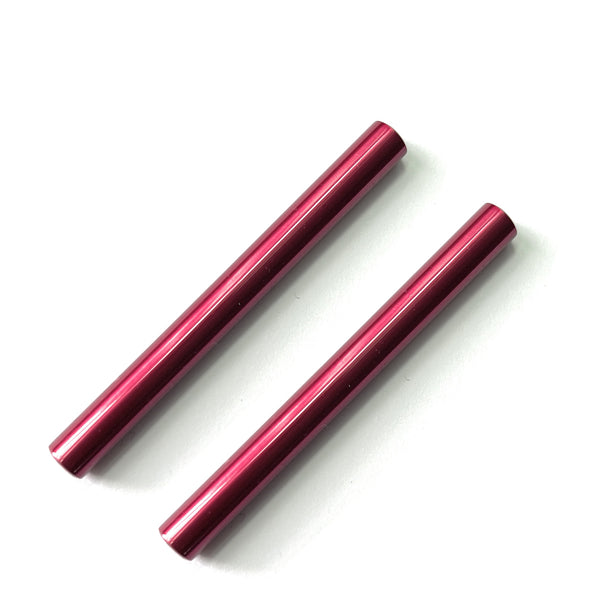 Pulling tube made of aluminum in rosewood in 70mm length, stable, light, elegant, noble