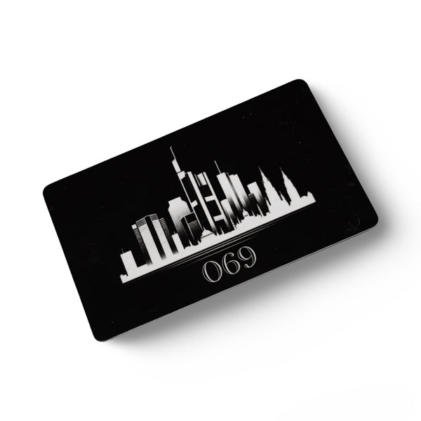 Card City Edition "Francfort 069" au format carte EC/carte d'identité pour tabac à priser - hack card -