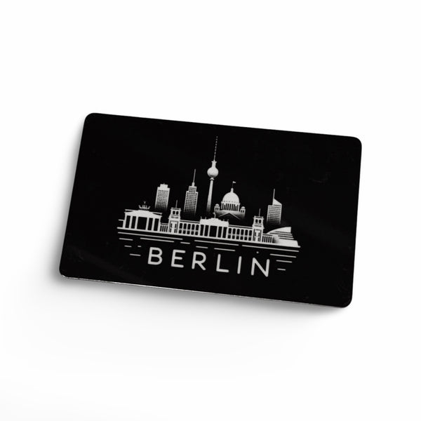Carte City Edition "Berlin" au format carte EC/carte d'identité pour tabac à priser - hack card