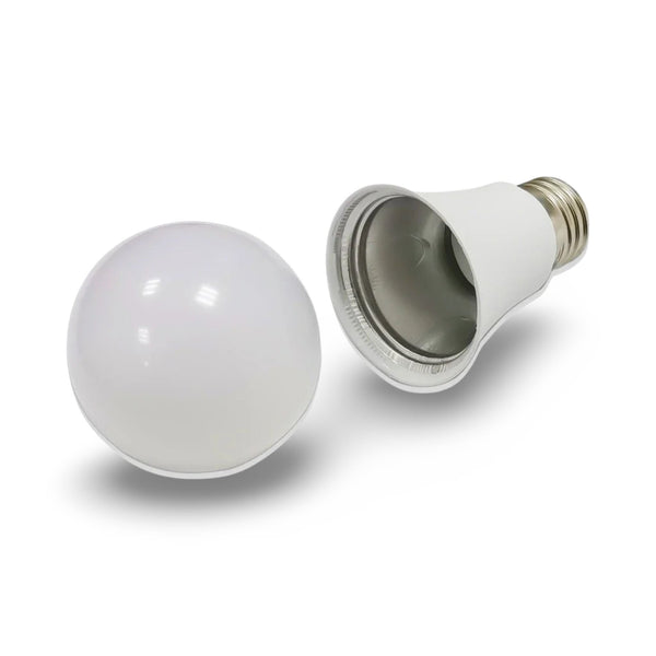 Light bulb hiding place / secret compartment - easy to open - deceptively real in white