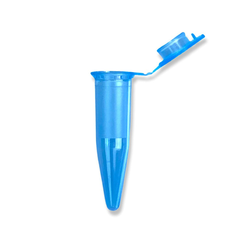 Kapsel Set (10 Stück) mit Mengenangabe Sniff Snuff Aufbewahrung wiederverschliessbar Plastik Stoffkapsel Micro-Tubes 1,5 ml Blau