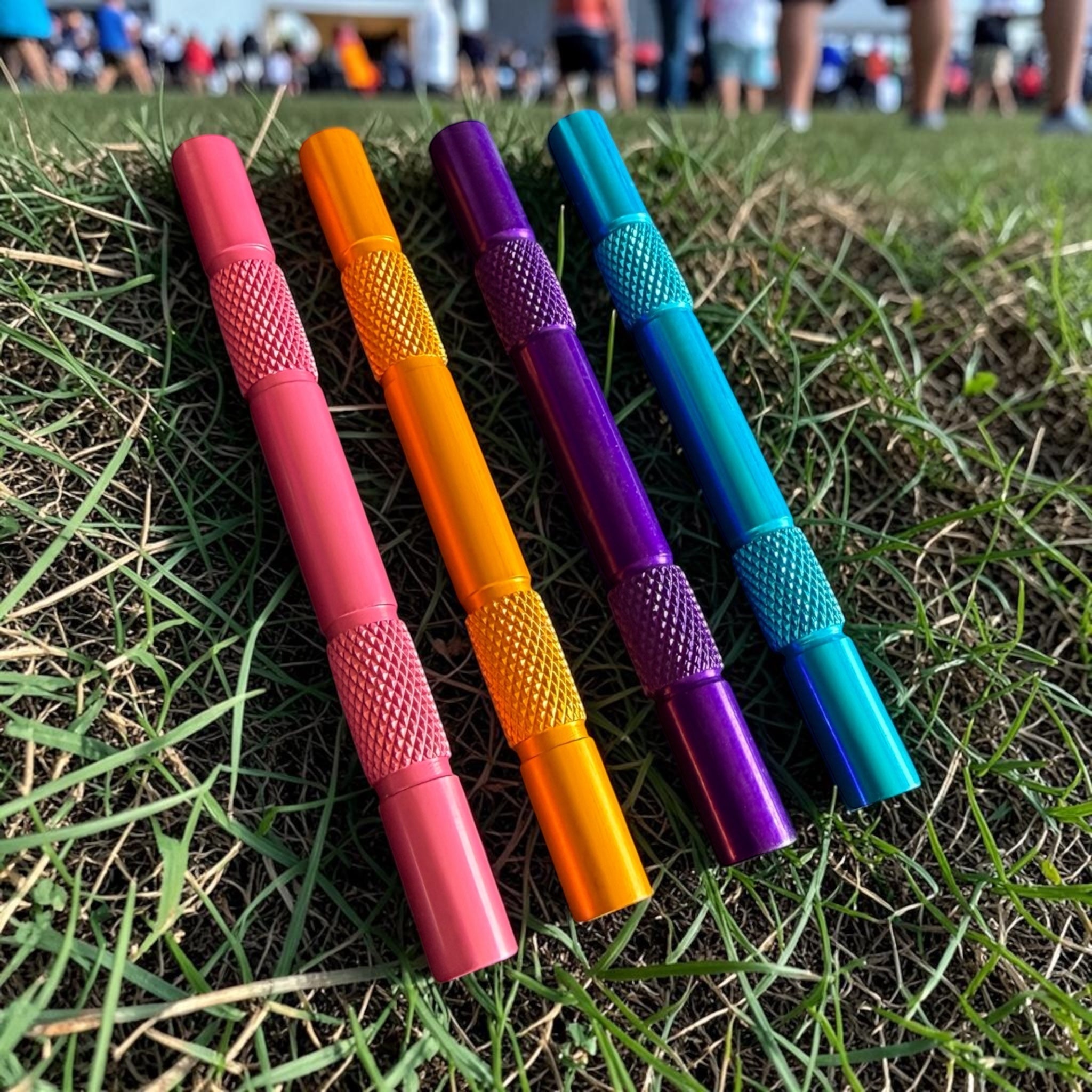 Bunte Ziehröhrchen 8cm mit extra Grip - Summer Edition - Einzeln oder im Set