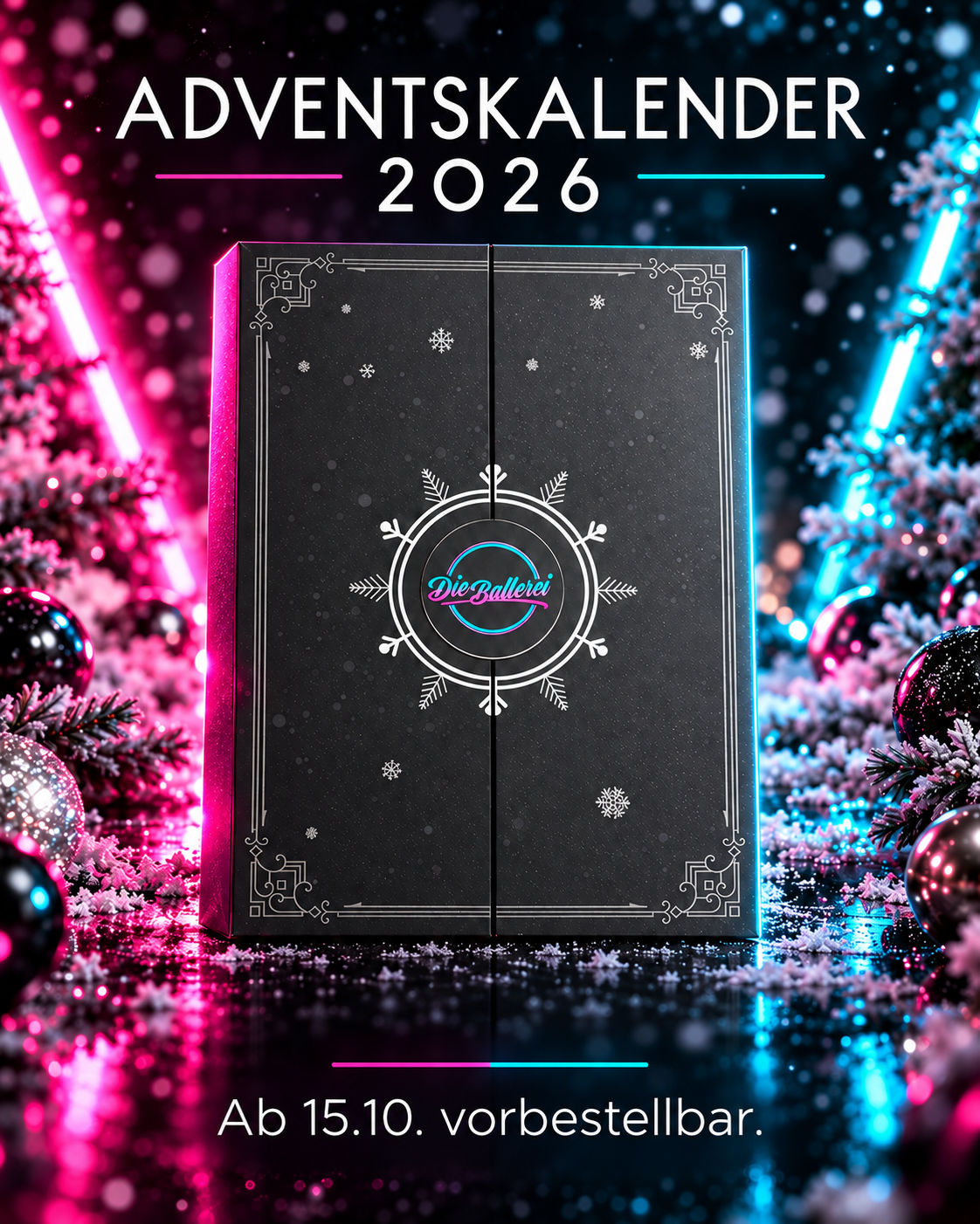 Limitierte Auflage: Die Ballerei Adventskalender 2026 - Überraschungen im Wert von rund 290,00€ Christmas Calendar