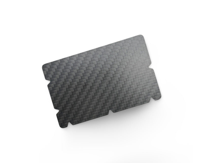 Hack card made of real carbon fiber with 6 notches in EC card/ID card format - Hack card pull and hack black, stable and elegant made of carbon
