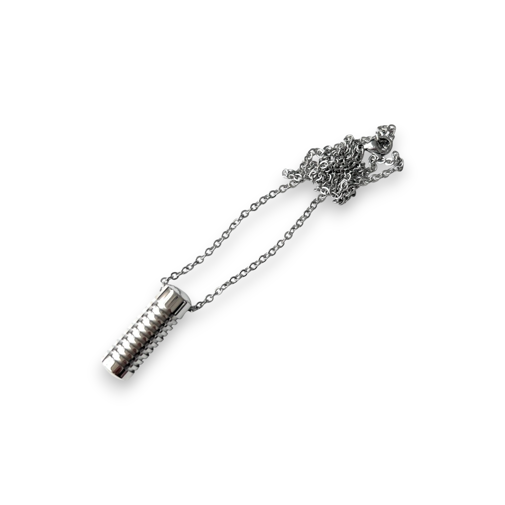 Edelstahl-Halskette mit befüllbarer Kapsel – Diskret & stilvoll