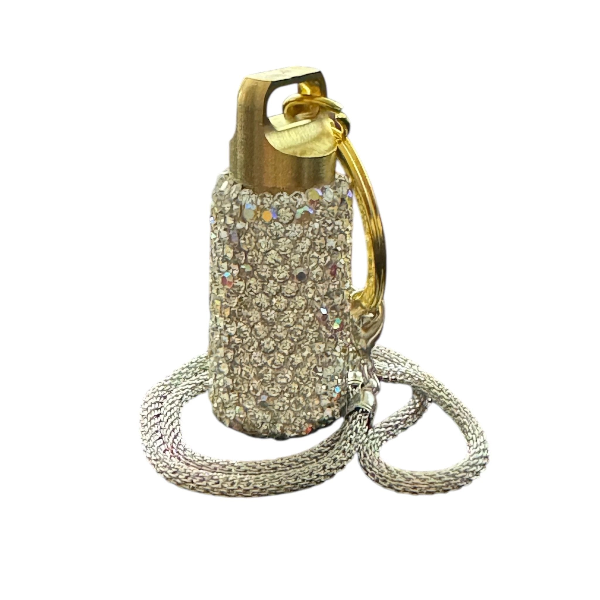 Glitzernde Pillenbox mit Schlüsselanhänger – Stilvolles Geheimversteck to go -  from DieBallerei