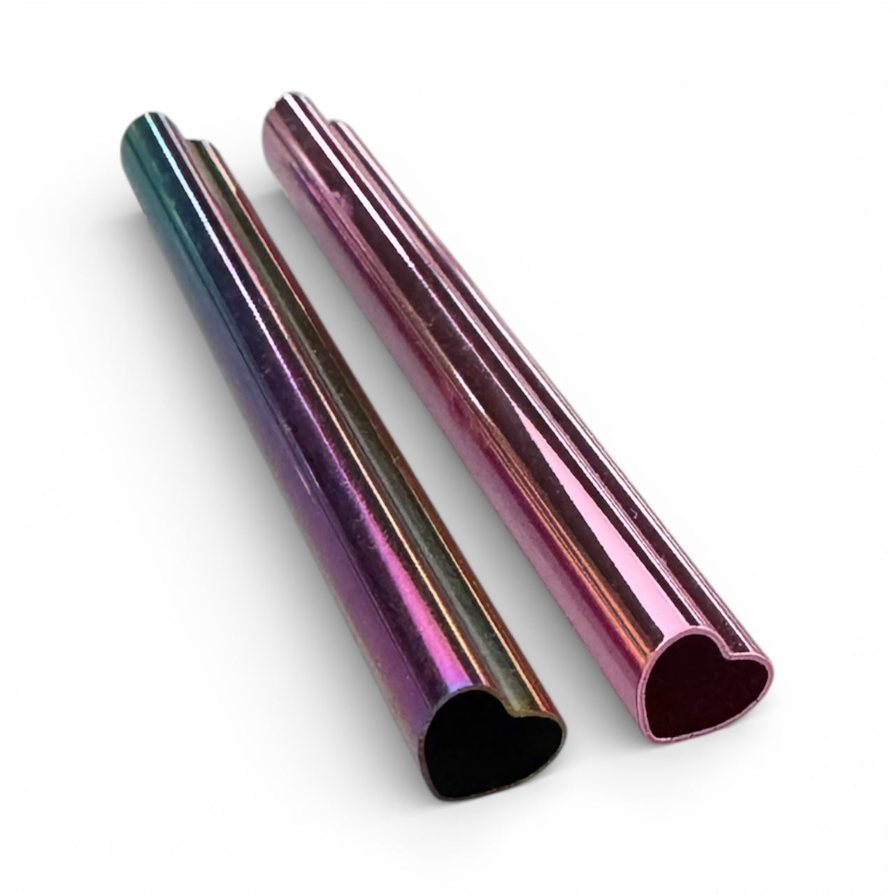 Herz-Röhrchen 7cm – Regenbogen oder Pink – Für die extra Portion Liebe! 💖