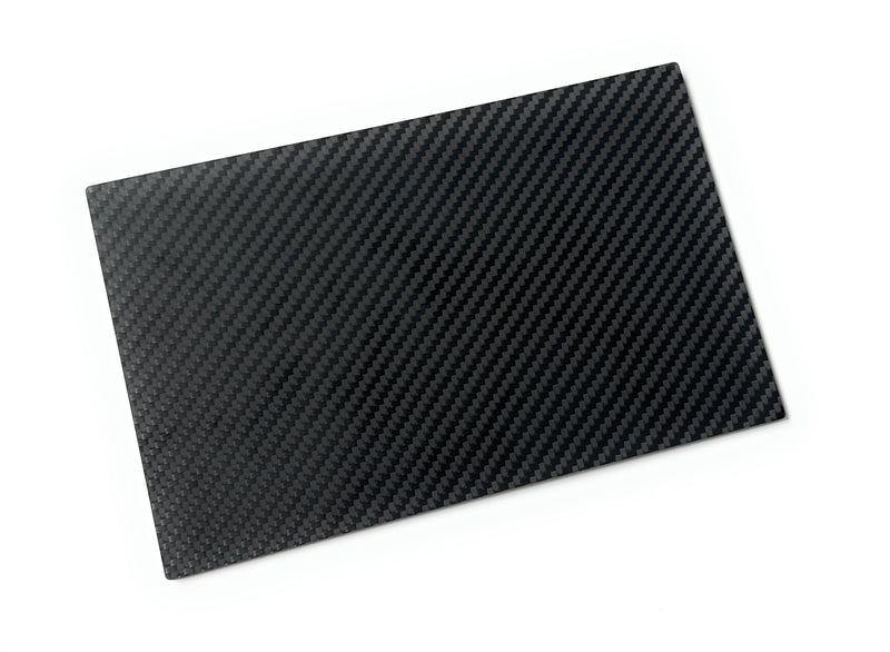 Base carrée exclusive en fibre de carbone (22 x 14 cm) en carbone durable et résistant, très stable et élégante