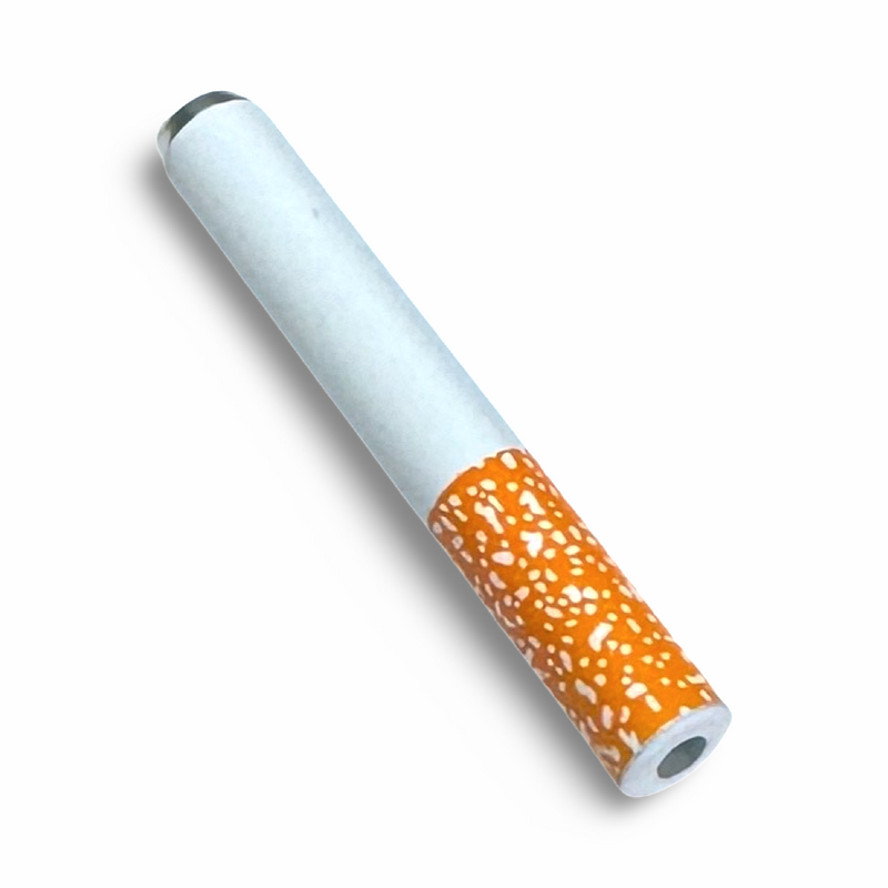 2 x ceramic drawing tubes in cigarette look, tubes with aluminum core, small version 56mm