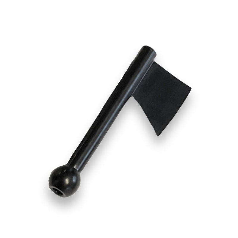 1 x Colored Metal Snuff Bat Snorter Nasal Tube Bullet Sniffer Snuffer & Blade Edge Snuff Razor Blade Hatchet Hatchet (Black)