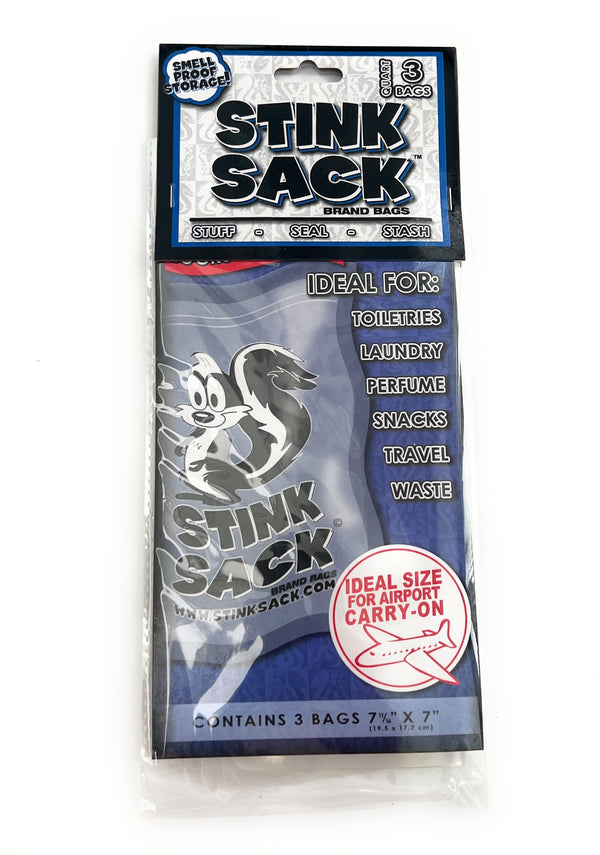 Original Stink Sack (pack de 3) Weed Stoner, anti-odeurs, imperméable