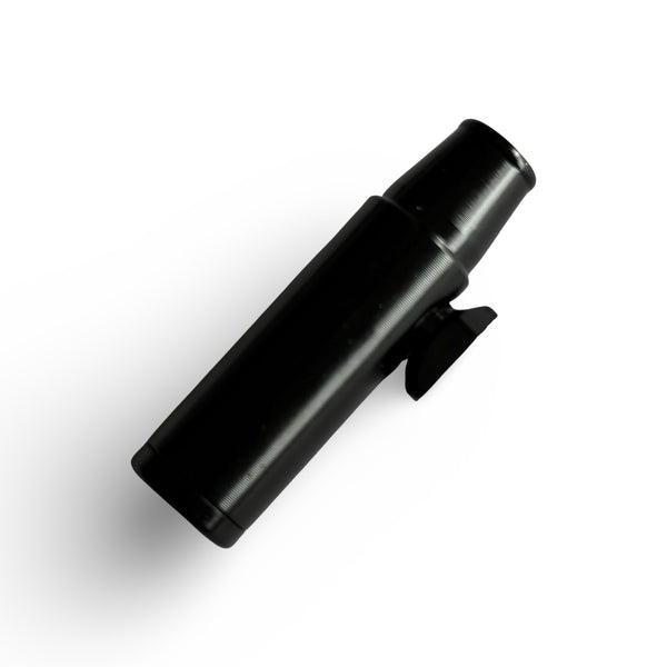 Royal Box avec tube intégré et distributeur gratuit pour tabac à priser Sniff Distributeur de tabac à priser pour tourne-disque en déplacement blanc