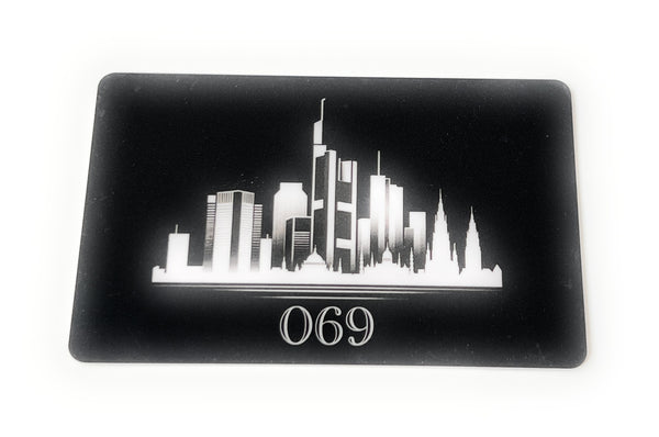Card City Edition "Frankfurt 069" in EC card/ID card format for snuff - hack card -