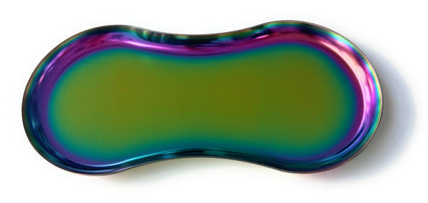 SET Rainbow Oval 1x planche métallique avec 1 tube à dessin, bloc à dessin Classy Edel