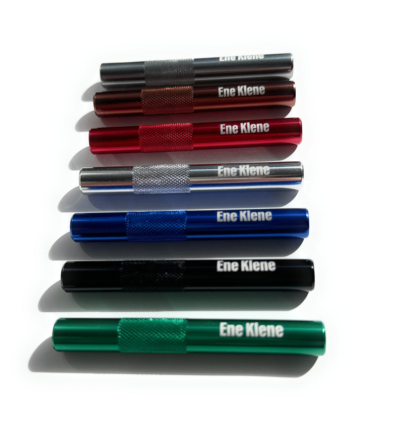 Tube with "Ene Klene" engraving made of aluminum - for your snuff - drawing tube length 70mm 7 colors to choose from