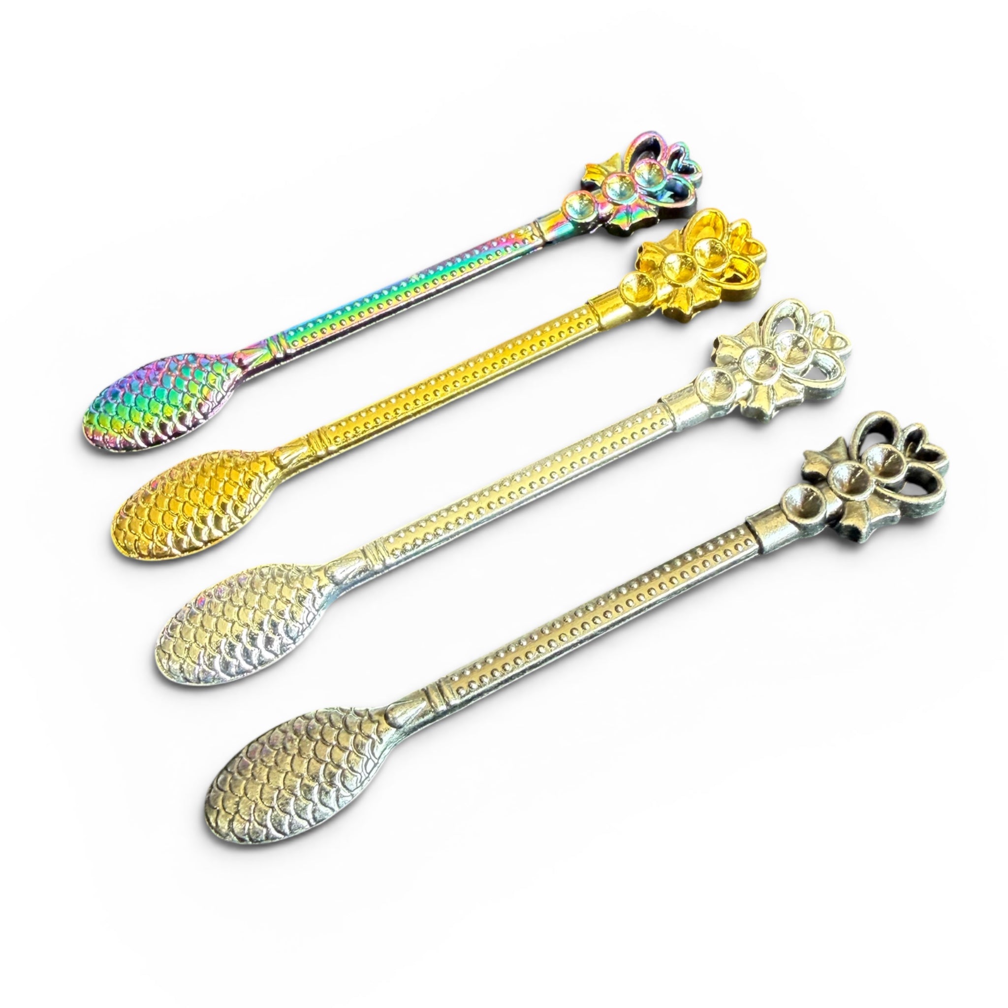 Luxury Mini Spoon mit Schleifen Design– Style im Detail in verschiedenen Farben 🎀