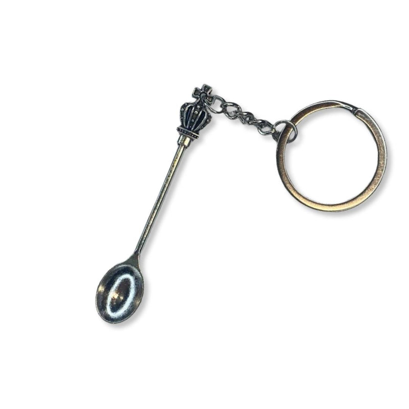 Mini cuillère pendentif breloque porte-clés distributeur renifleur renifler priser renifler poudre cuillère argent