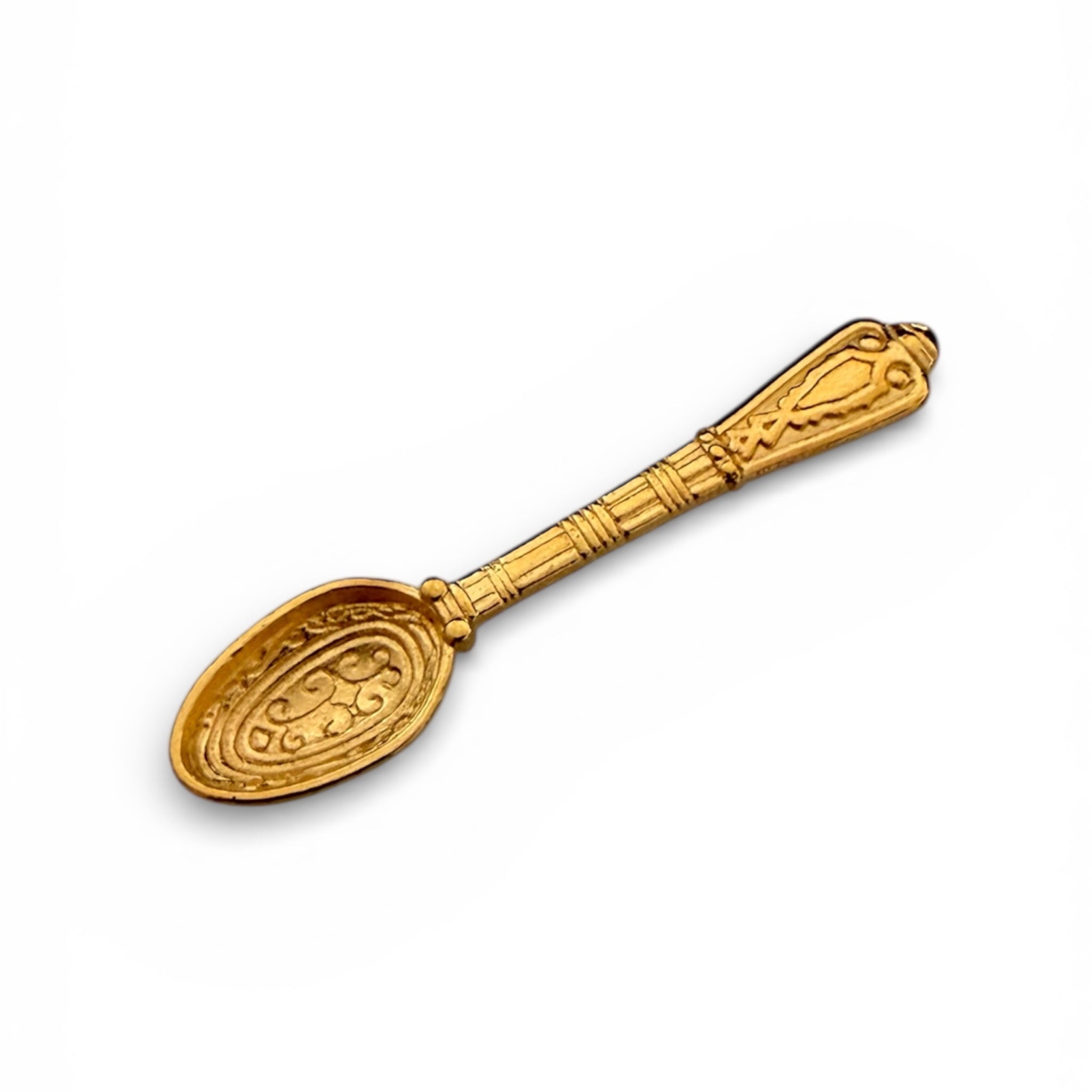 Mini cuchara de metal – aprox. 4,5 cm | Pequeña, elegante y con estilo en oro o plata