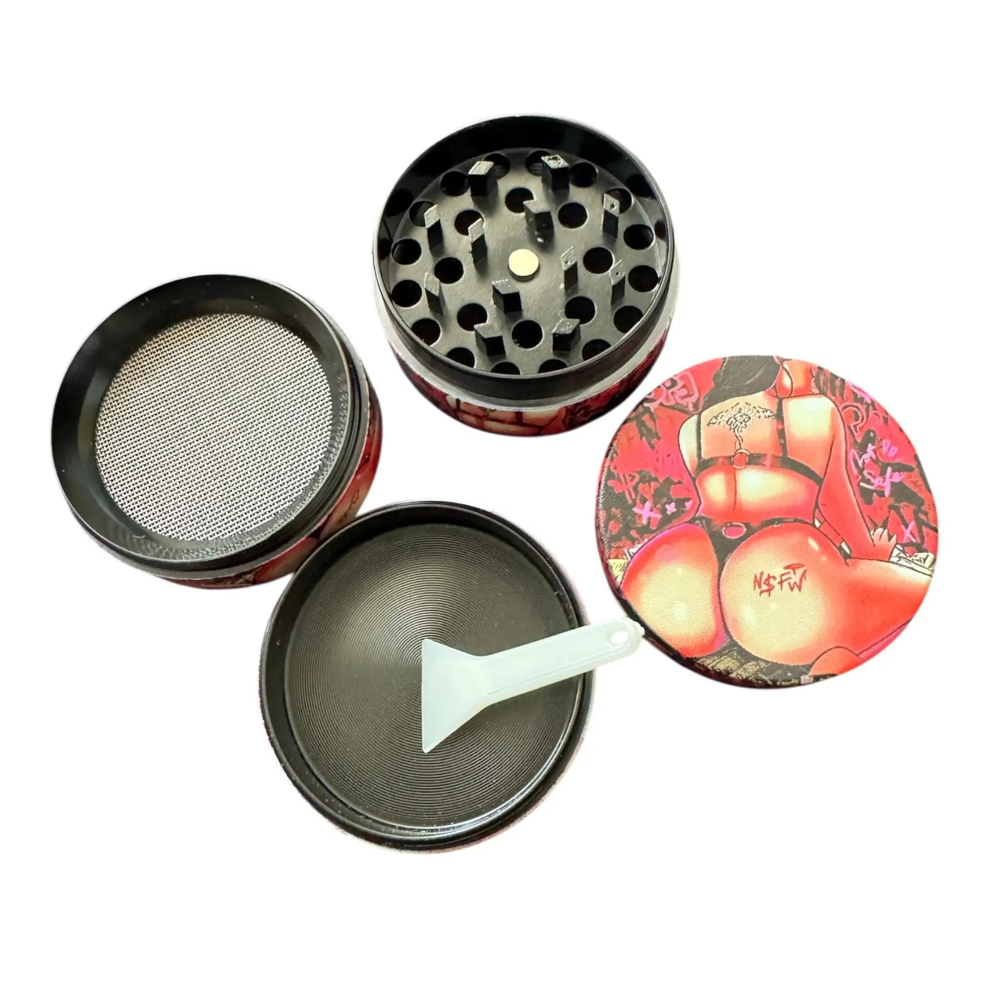 🔞 NSFW Hot Girl Edition Grinder – 4-teilig, 40 mm, frech & effektiv - Grinder from DieBallerei
