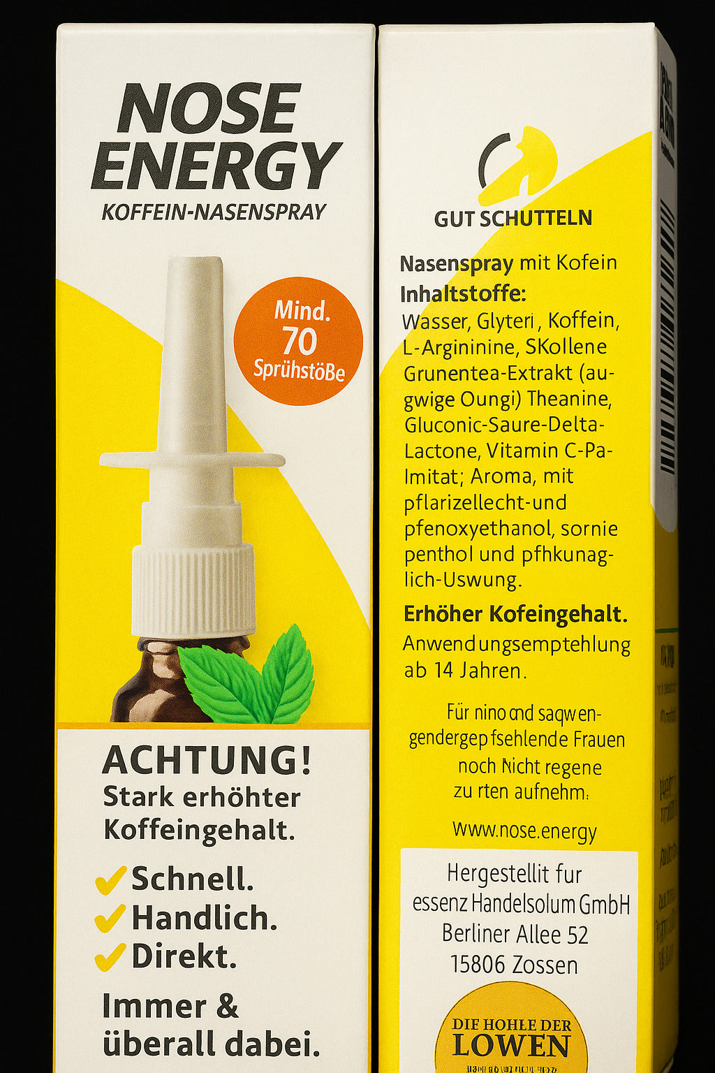 Nose Energy – Der schnellste Energy-Kick der Welt!