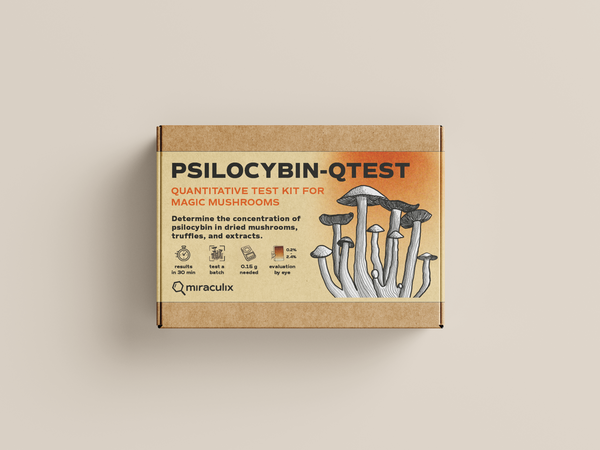 Mobiler Drogen Schnelltest Drug Screening Miraculix Psilocybin QTest Pilze