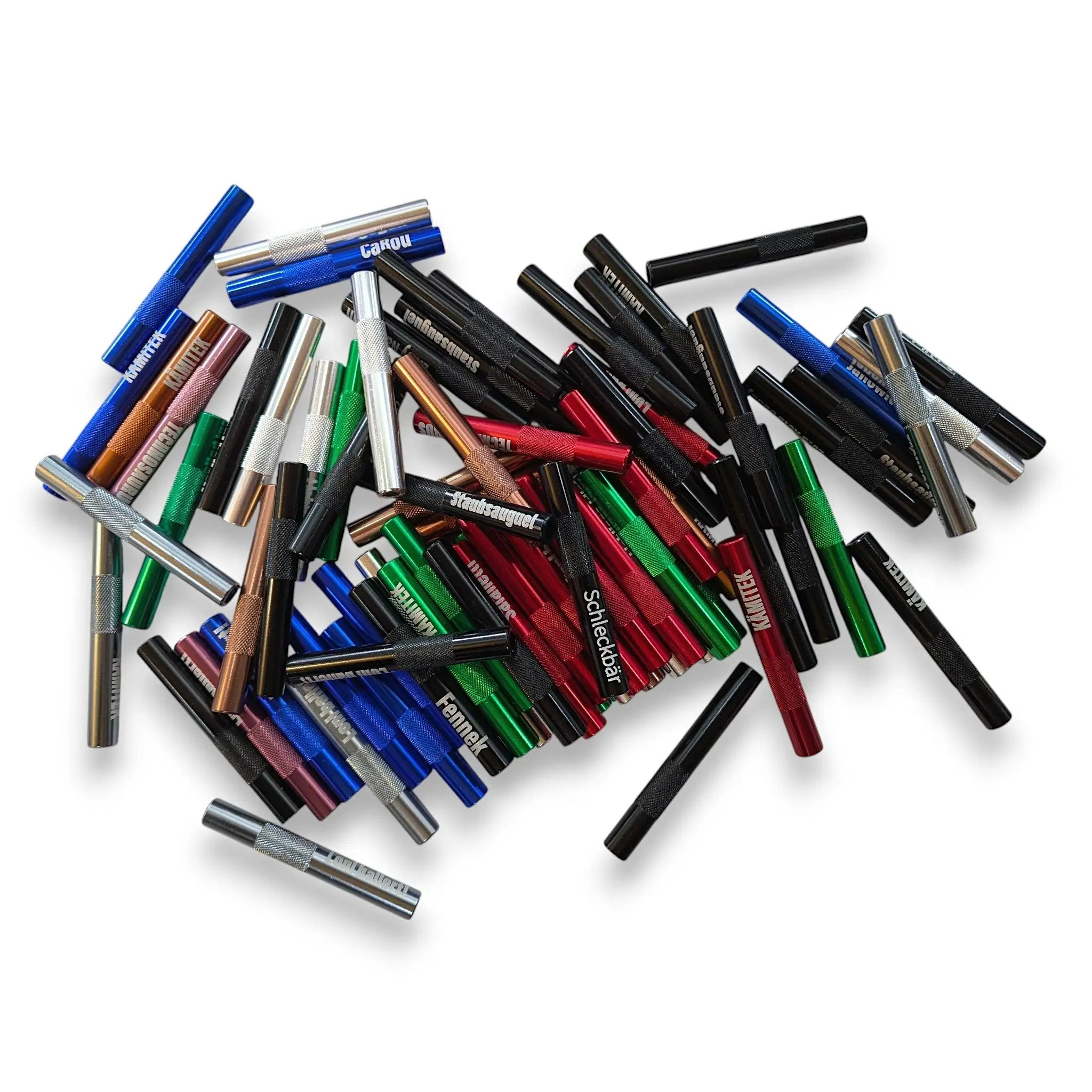 Personalisierte Ziehröhrchen – Zufallstexte aus Kundenretouren | Bunter Mix aus Farben - Ziehröhrchen from DieBallerei