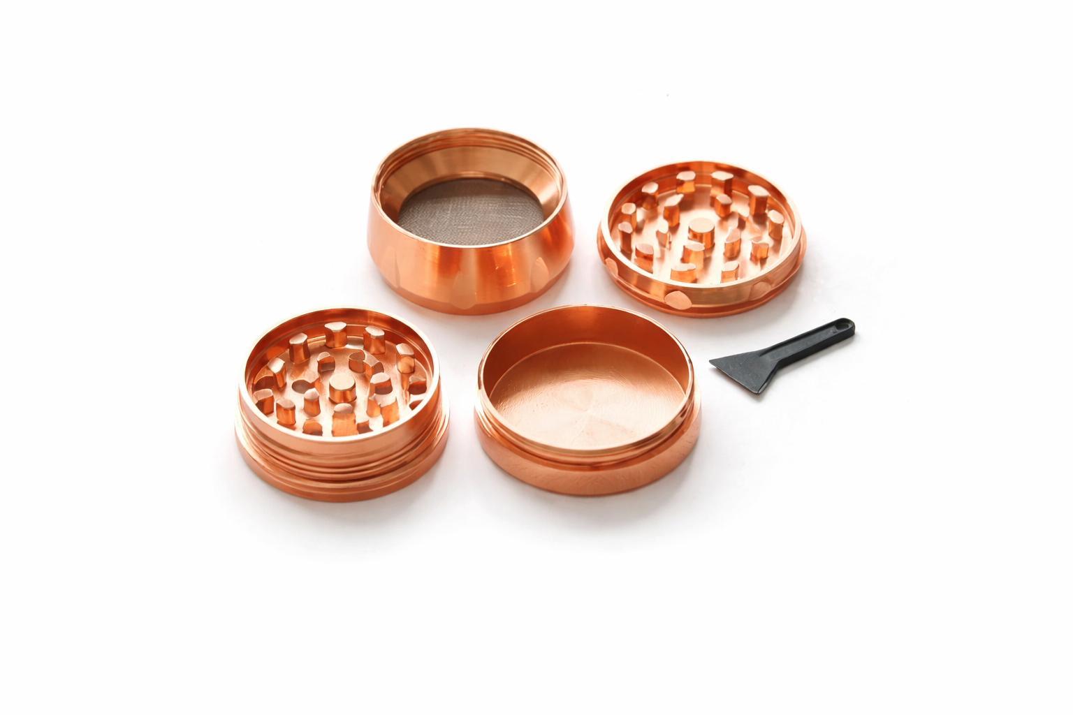 Rose Gold Grinder 40mm – Edles Design & Müheloses Mahlen