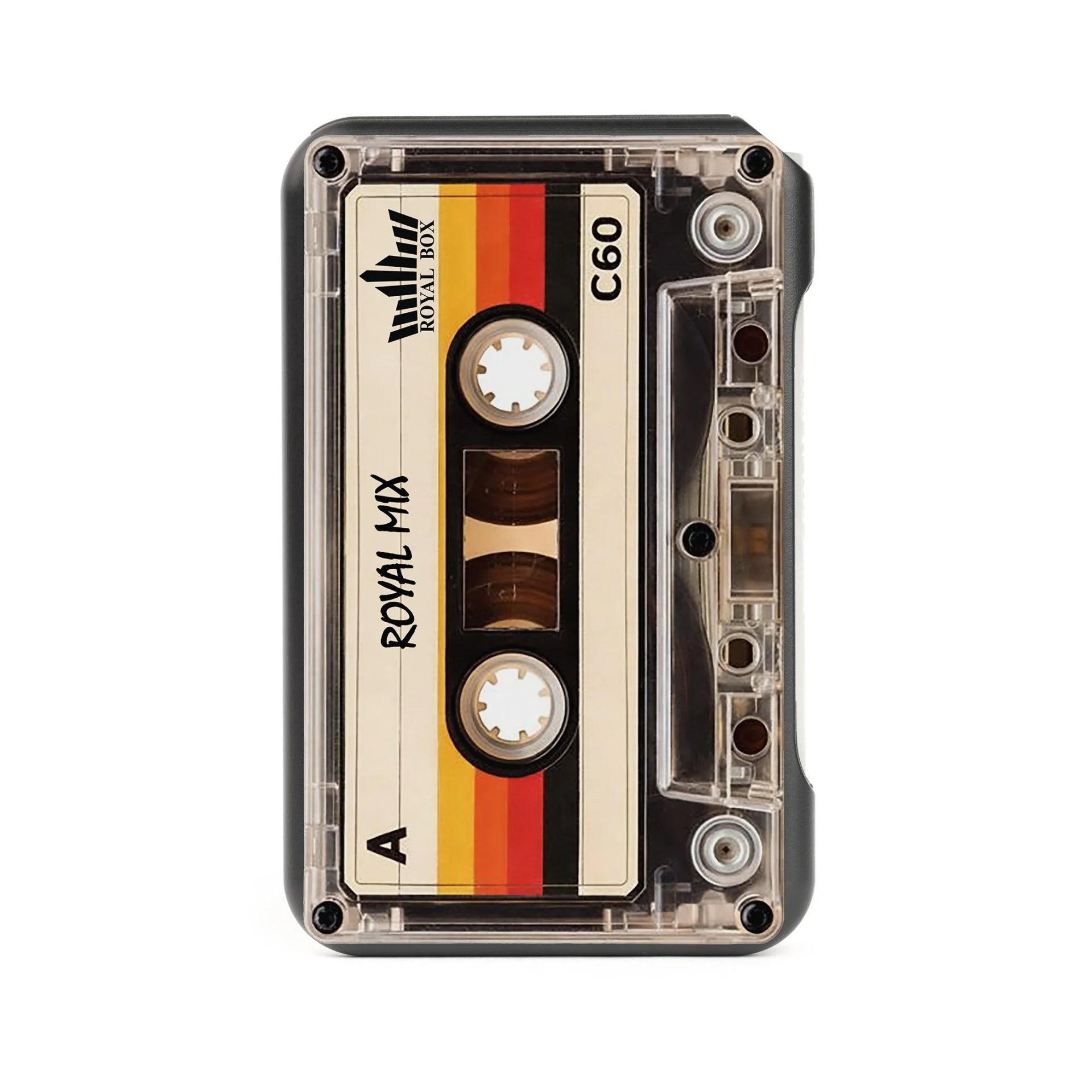 Royal Box Cassette Edition – Black Version im klassischen Retro-Mixtape Design