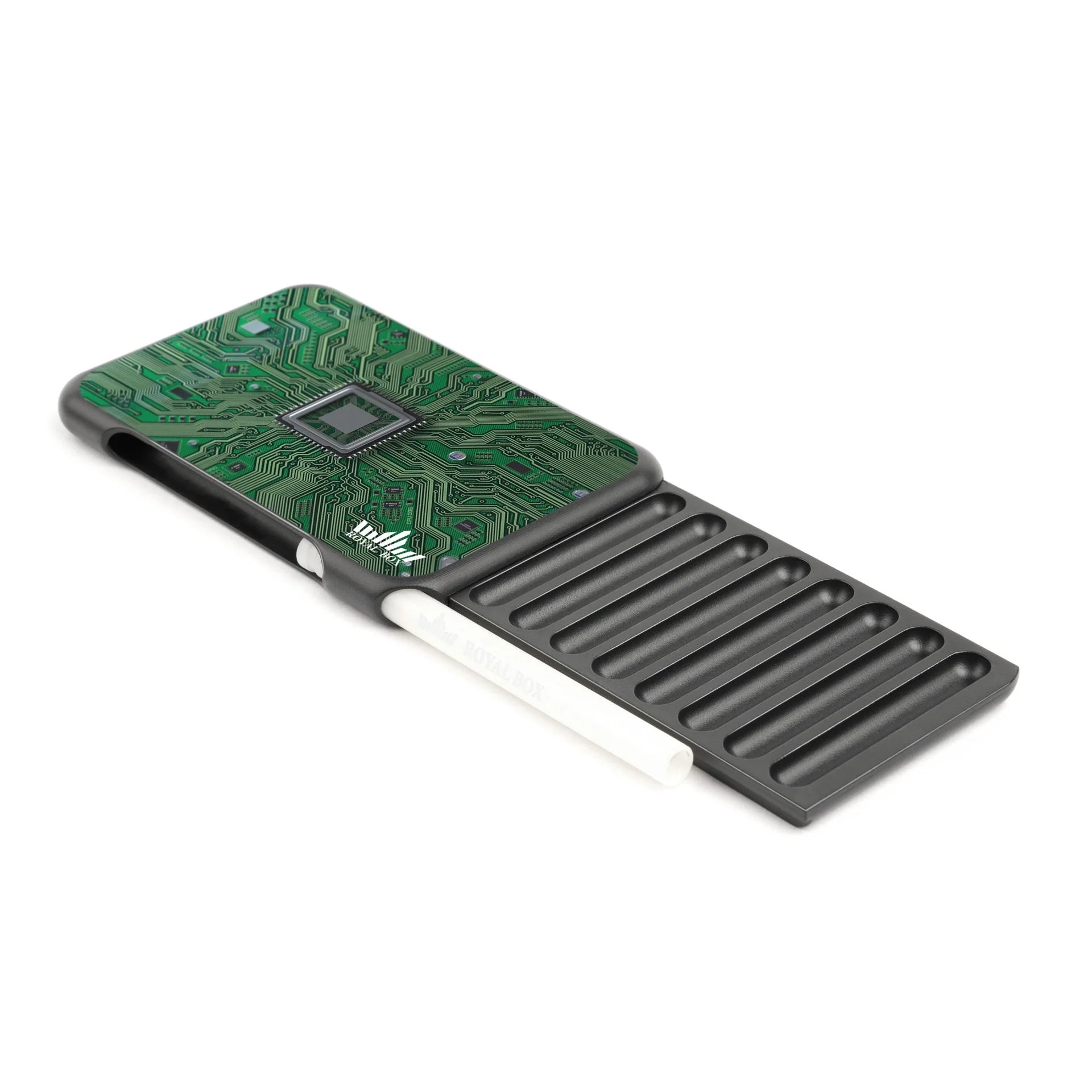 Royal Box Chip Edition – Black Version im modernen Circuit-Board Design